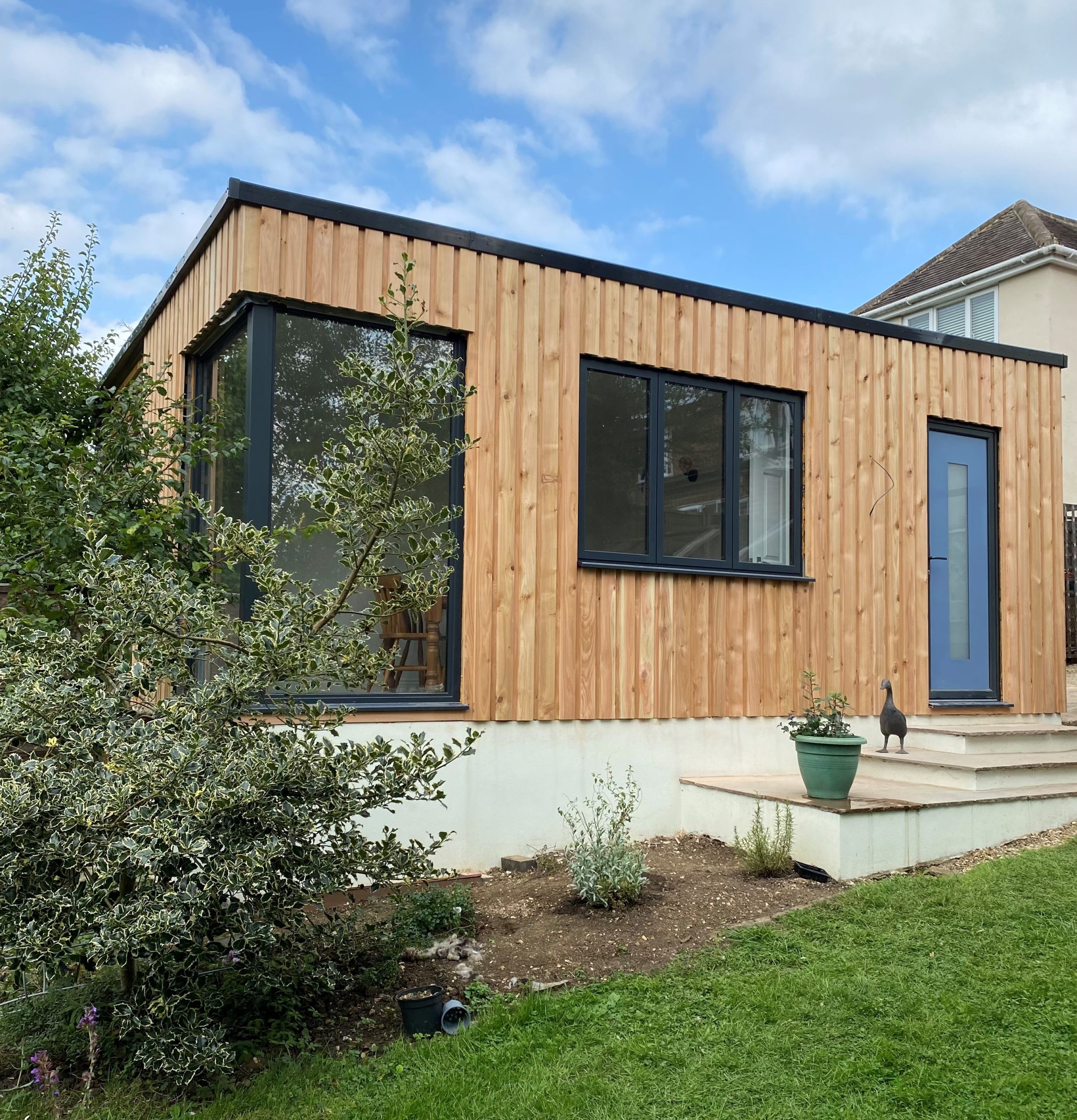 Garage Conversion To Create A New Home Office Bishop S Storford   Local Builder Home Office 4 Scaled 